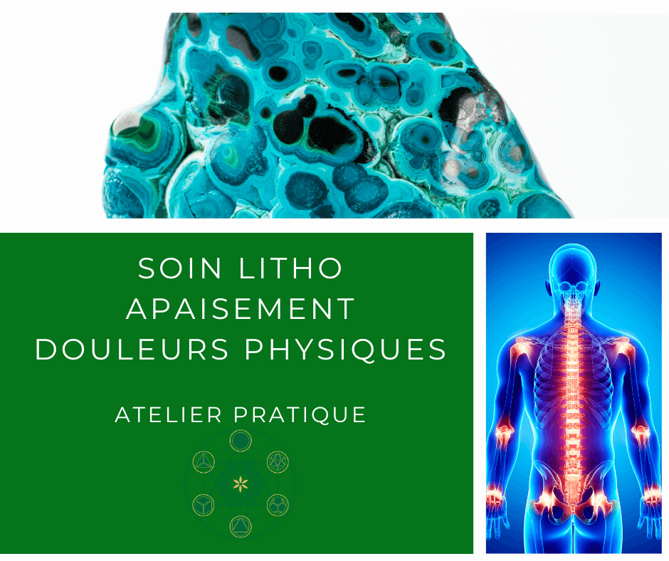 Soin litho apaisement douleurs physiques - atelier certifiant 9/11/23