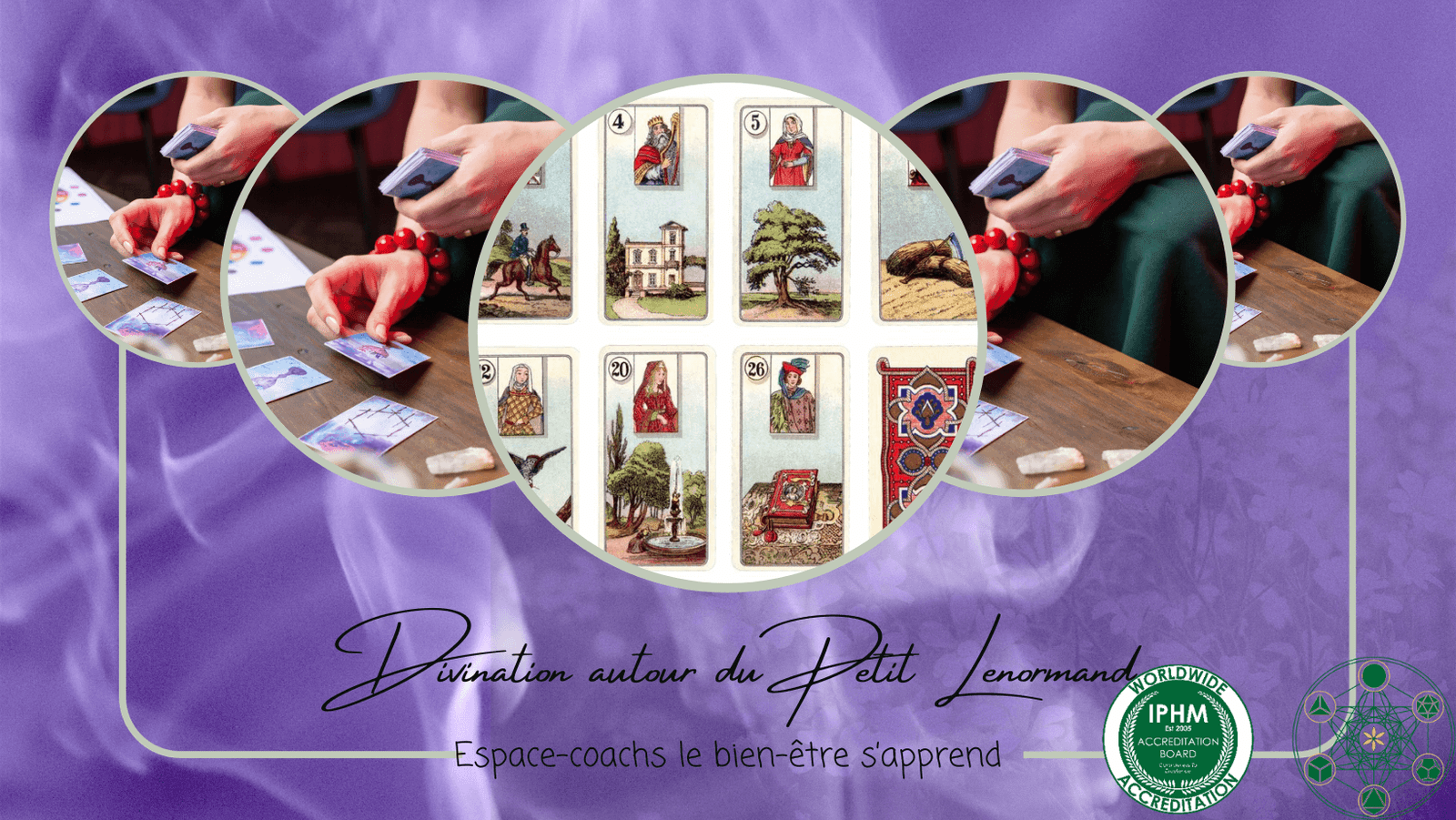 Oracle et divination autour du petit Lenormand - Formation 7/3/24