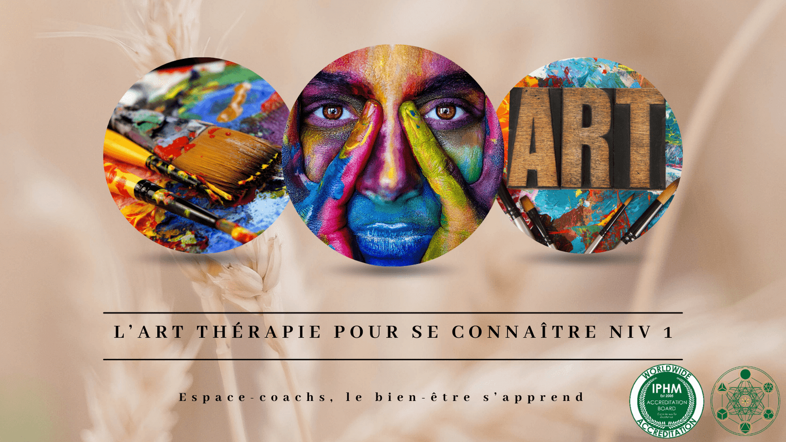 SE CONNAITRE GRACE A L'ART THERAPIE niv 1 - Formation 29/3/24