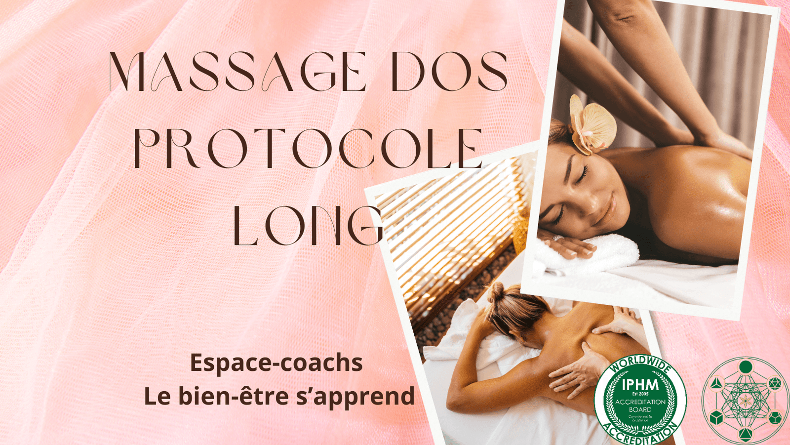 Massage dos - protocole long : formation certifiante 15/8/24