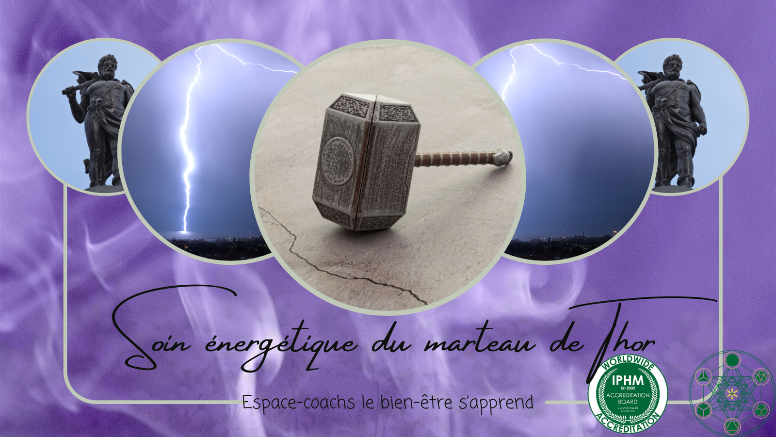 Traitement énergétique du marteau de Thor - Formation 5.8.24 à Verlaine